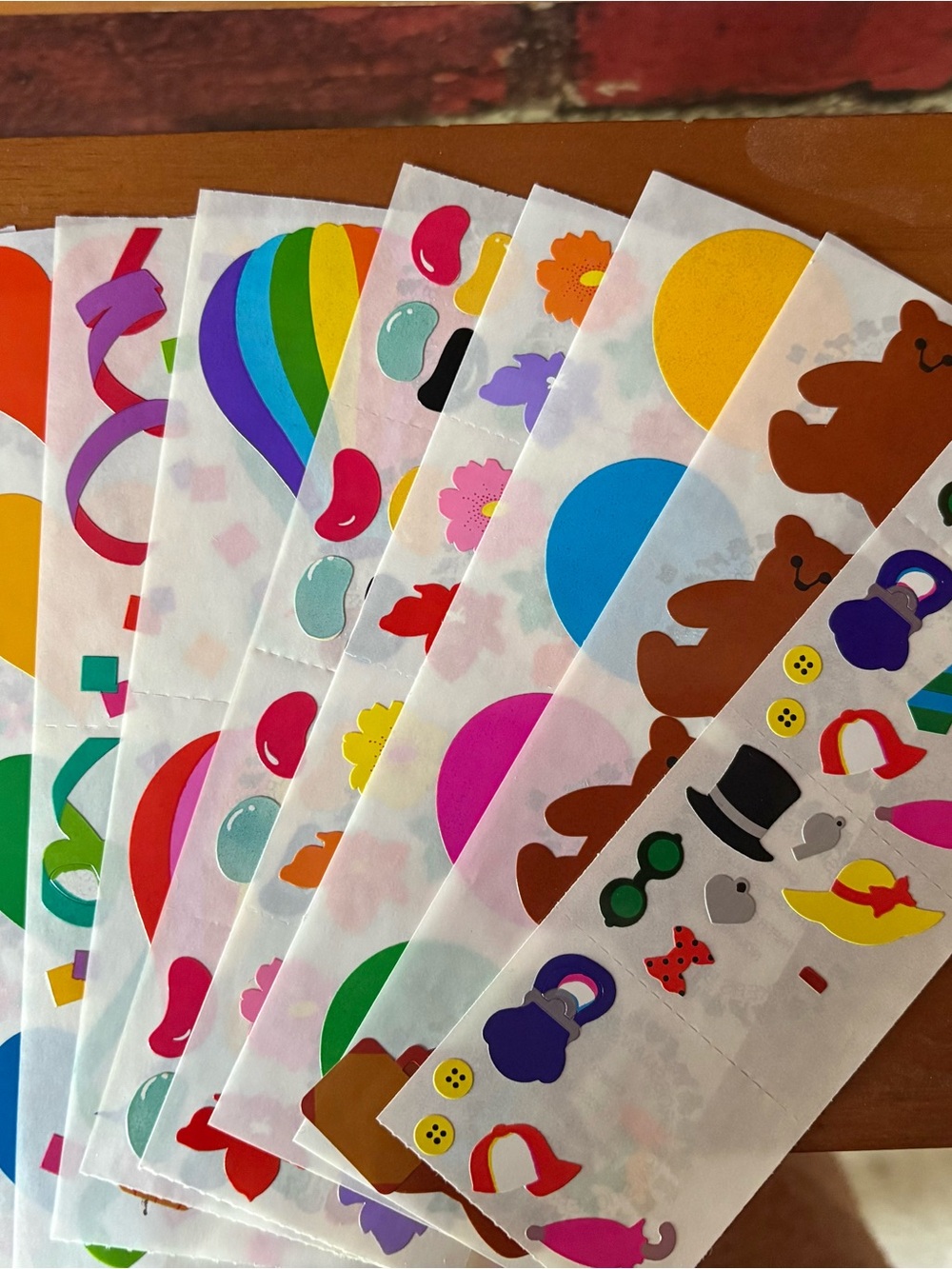 Mrs Grossman vintage 80’s Sticker Sheets - 10 Assorted